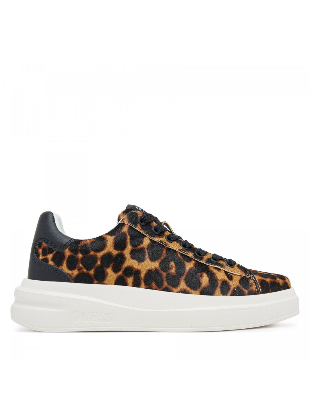 Sneakersy Guess FLTEL8 LEA12 Hnědá
